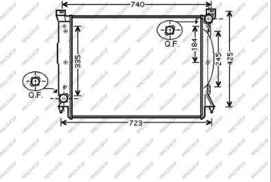 Prasco AD020R018 - Radiators, Motora dzesēšanas sistēma autodraugiem.lv