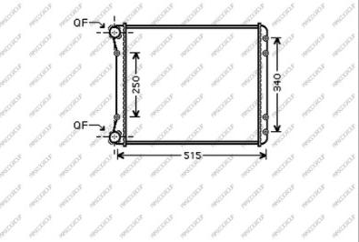 Prasco AD302R002 - Radiators, Motora dzesēšanas sistēma autodraugiem.lv