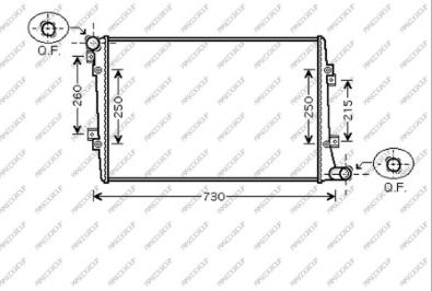 Prasco AD320R006 - Radiators, Motora dzesēšanas sistēma autodraugiem.lv