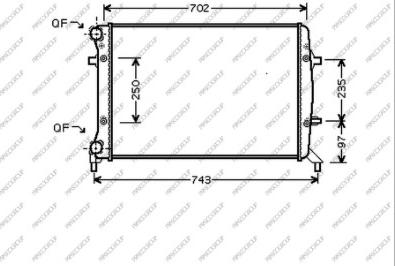 Prasco AD320R011 - Radiators, Motora dzesēšanas sistēma autodraugiem.lv