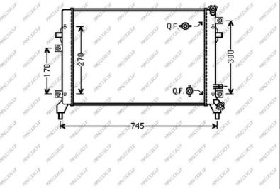 Prasco AD322R009 - Radiators, Motora dzesēšanas sistēma autodraugiem.lv