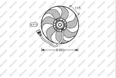 Prasco AD200F008 - Ventilators, Motora dzesēšanas sistēma autodraugiem.lv