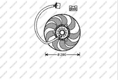 Prasco AD200F007 - Ventilators, Motora dzesēšanas sistēma autodraugiem.lv