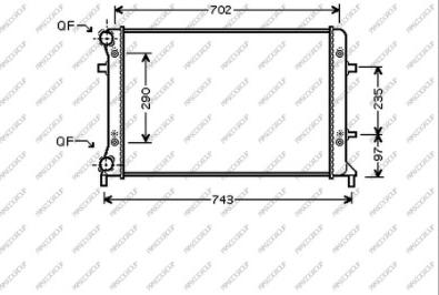 Prasco AD202R003 - Radiators, Motora dzesēšanas sistēma autodraugiem.lv