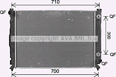 Prasco AI2431 - Radiators, Motora dzesēšanas sistēma autodraugiem.lv