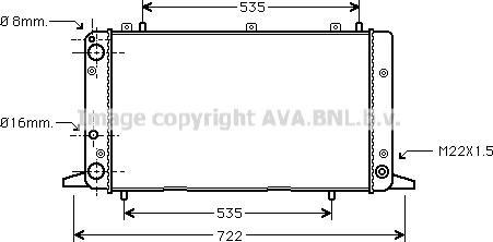 Prasco AI2053 - Radiators, Motora dzesēšanas sistēma autodraugiem.lv