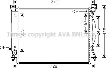 Prasco AI2245 - Radiators, Motora dzesēšanas sistēma autodraugiem.lv