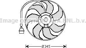 Prasco AI7509 - Ventilators, Motora dzesēšanas sistēma autodraugiem.lv