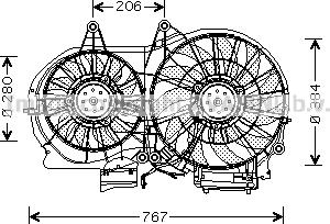 Prasco AI7506 - Ventilators, Motora dzesēšanas sistēma autodraugiem.lv