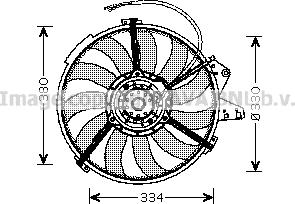 Prasco AI7507 - Ventilators, Motora dzesēšanas sistēma autodraugiem.lv