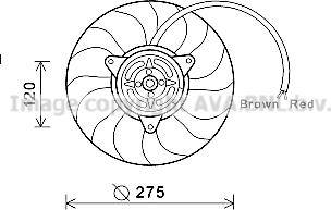 Prasco AI7515 - Ventilators, Motora dzesēšanas sistēma autodraugiem.lv