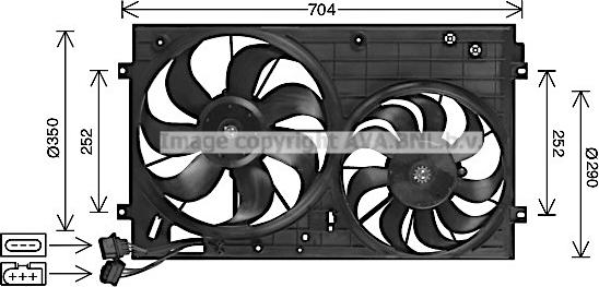 Prasco AI7526 - Ventilators, Motora dzesēšanas sistēma autodraugiem.lv