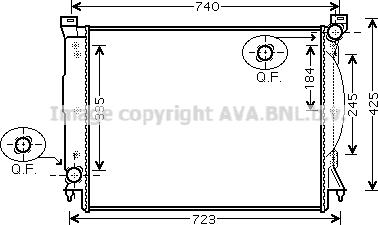 Prasco AIA2245 - Radiators, Motora dzesēšanas sistēma autodraugiem.lv