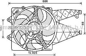 Prasco AL7523 - Ventilators, Motora dzesēšanas sistēma autodraugiem.lv