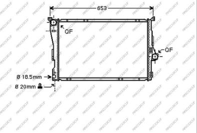 Prasco BM018R002 - Radiators, Motora dzesēšanas sistēma autodraugiem.lv