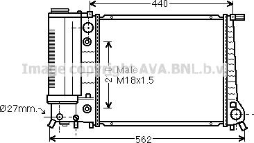 Prasco BW2082 - Radiators, Motora dzesēšanas sistēma autodraugiem.lv