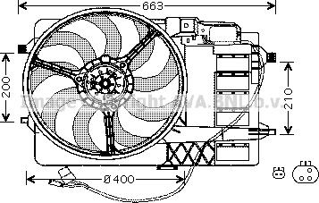 Prasco BW7506 - Ventilators, Motora dzesēšanas sistēma autodraugiem.lv
