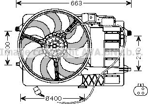 Prasco BW7516 - Ventilators, Motora dzesēšanas sistēma autodraugiem.lv
