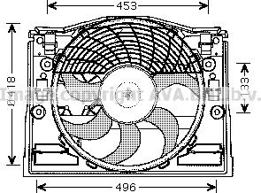 Prasco BW7513 - Ventilators, Motora dzesēšanas sistēma autodraugiem.lv