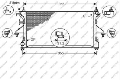 Prasco CI954R005 - Radiators, Motora dzesēšanas sistēma autodraugiem.lv