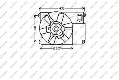 Prasco CI950F001 - Ventilators, Motora dzesēšanas sistēma autodraugiem.lv