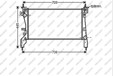 Prasco CI907R004 - Radiators, Motora dzesēšanas sistēma autodraugiem.lv