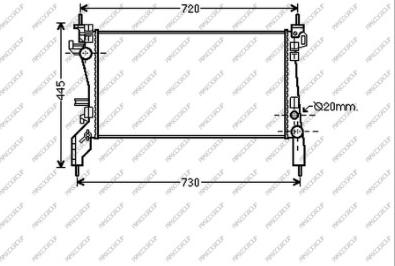 Prasco CI907R006 - Radiators, Motora dzesēšanas sistēma autodraugiem.lv