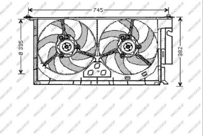 Prasco CI915F004 - Ventilators, Motora dzesēšanas sistēma autodraugiem.lv