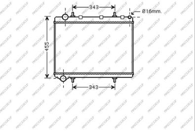 Prasco CI424R006 - Radiators, Motora dzesēšanas sistēma autodraugiem.lv