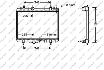 Prasco CI422R021 - Radiators, Motora dzesēšanas sistēma autodraugiem.lv