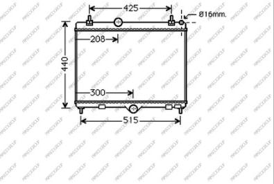 Prasco CI525R001 - Radiators, Motora dzesēšanas sistēma autodraugiem.lv