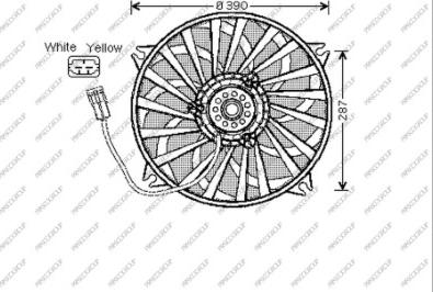 Prasco CI520F001 - Ventilators, Motora dzesēšanas sistēma autodraugiem.lv