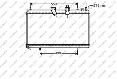 Prasco CI522R001 - Radiators, Motora dzesēšanas sistēma autodraugiem.lv