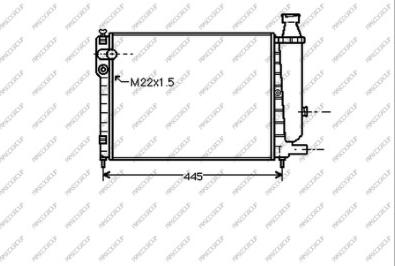 Prasco CI021R009 - Radiators, Motora dzesēšanas sistēma autodraugiem.lv
