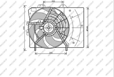 Prasco CI304F003 - Ventilators, Motora dzesēšanas sistēma autodraugiem.lv