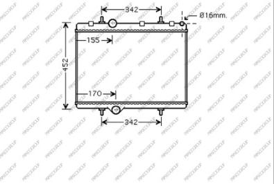 Prasco CI717R003 - Radiators, Motora dzesēšanas sistēma autodraugiem.lv