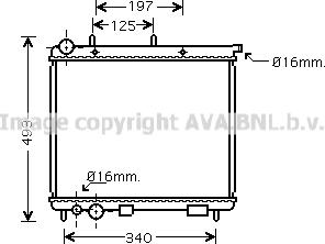 Prasco CN2187 - Radiators, Motora dzesēšanas sistēma autodraugiem.lv