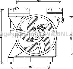 Prasco CN7547 - Ventilators, Motora dzesēšanas sistēma autodraugiem.lv