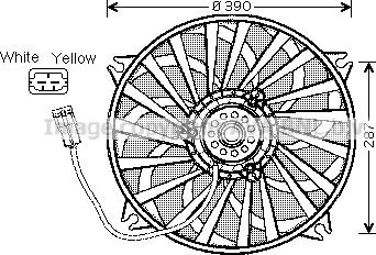 Prasco CN7526 - Ventilators, Motora dzesēšanas sistēma autodraugiem.lv