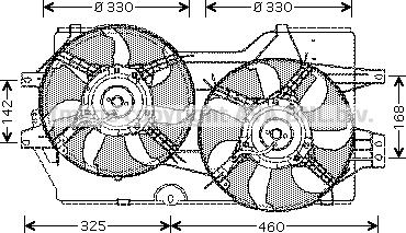 Prasco CR7502 - Ventilators, Motora dzesēšanas sistēma autodraugiem.lv