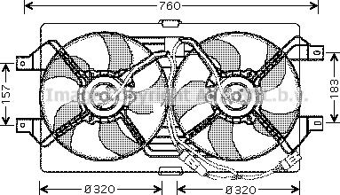 Prasco CR7507 - Ventilators, Motora dzesēšanas sistēma autodraugiem.lv