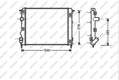 Prasco DA220R002 - Radiators, Motora dzesēšanas sistēma autodraugiem.lv