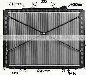 Prasco DF2096 - Radiators, Motora dzesēšanas sistēma autodraugiem.lv