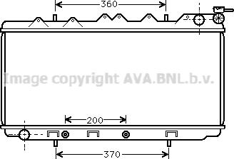 Prasco DN2115 - Radiators, Motora dzesēšanas sistēma autodraugiem.lv