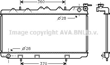 Prasco DN2116 - Radiators, Motora dzesēšanas sistēma autodraugiem.lv