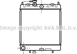 Prasco DN2128 - Radiators, Motora dzesēšanas sistēma autodraugiem.lv