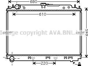 Prasco DN2296 - Radiators, Motora dzesēšanas sistēma autodraugiem.lv