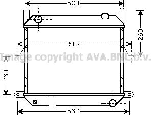 Prasco DN2209 - Radiators, Motora dzesēšanas sistēma autodraugiem.lv