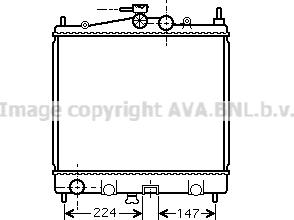 Prasco DN2210 - Radiators, Motora dzesēšanas sistēma autodraugiem.lv