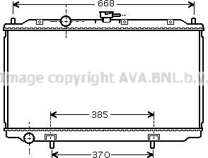 Prasco DN2224 - Radiators, Motora dzesēšanas sistēma autodraugiem.lv